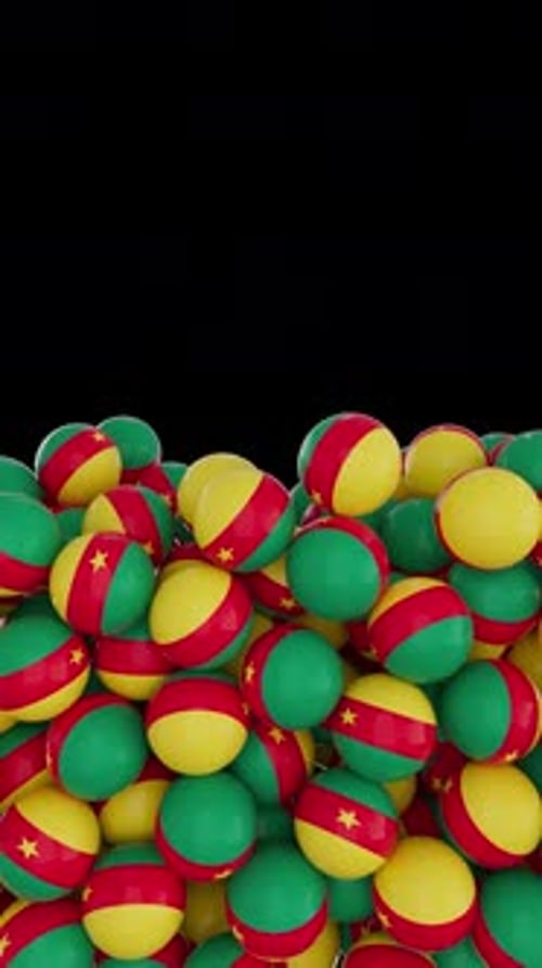 Transition "CAMEROON" Flag Vertical Video - Instagram - Youtube - For Mobile Videos