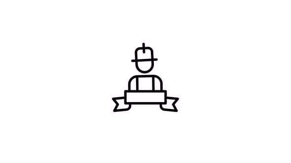 Labour Animated Icon With Alpha Channel, Elements Motion Graphics ft ...