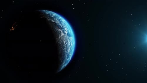 Realistic Rotation of the Earth From Day to Night