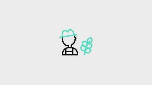 Farmer Animated Icon