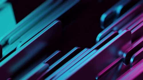 3d Abstract geometric technology background.