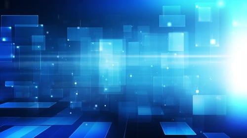 Blue Electronic Background Abstract, Corporate Background, Business Commerce And Marketing Concept