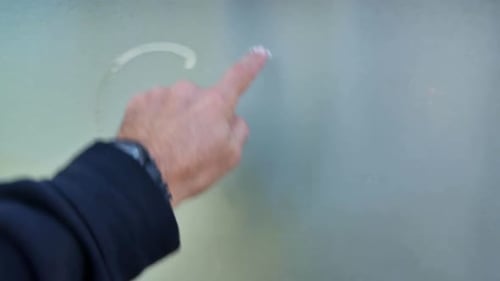 Finger Writes Cold on Condensation