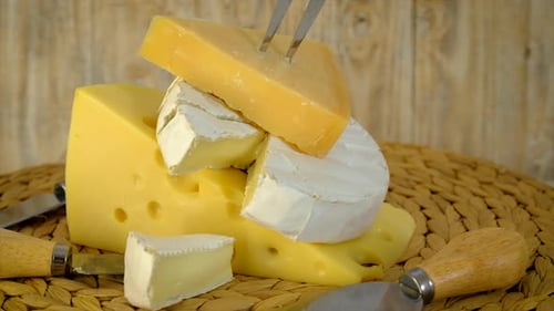 Different Cheese on the Table