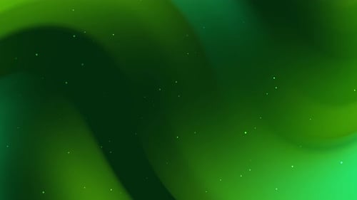 Green Gradient Abstract Background Waves Particles Blur Smooth
