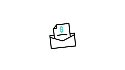 Animated Envelope Opening with Financial Document Reveal