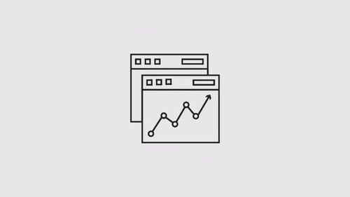 Animated Sketch Line Graph in Browser Windows