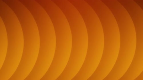 Animated Abstract Fluid Orange Wave Pattern Background