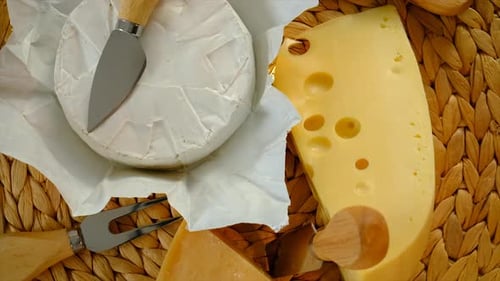 Different Cheese on the Table