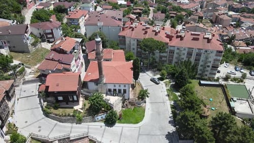 Aerial Old Mosque