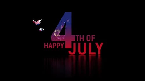 Happy 4th Of July Loop Background