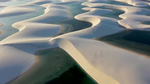 Lencois Maranhenses Skyline At Barreirinhas In Maranhao Brazil Northeastern.