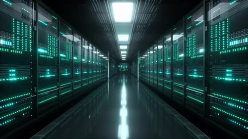 Inside Large Data Center. Advanced Cloud Computing Concept