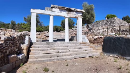 Kaunos ancient city.