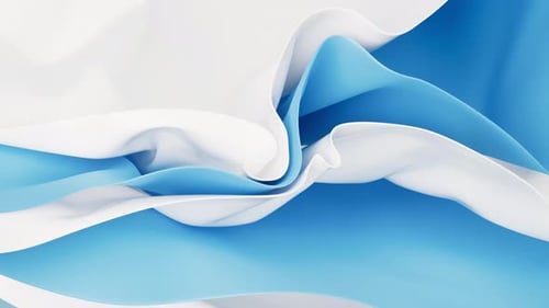 Flowing multilayer cloth background