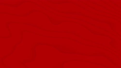 Roter Hintergrund. Flüssiger roter animierter Wellenhintergrund