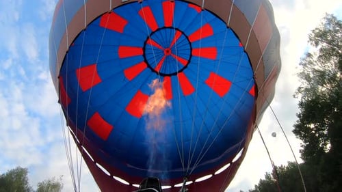 Igniting the Air: Hot Air Balloon Preparation