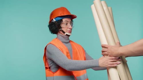 Industrial Construction Footage Concept