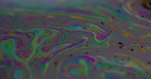 Soap Colorful Chaos Paint Blend Wave Curl Liquid