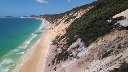 Aerial View Showcasing Rainbow Beach’s Natural Beauty Gorgeous Views