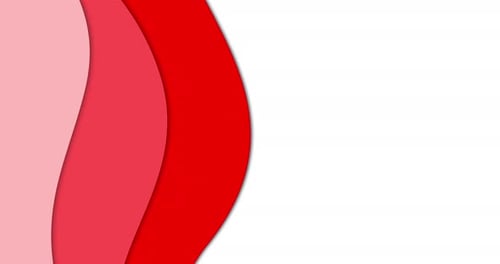 Red Lines with Place for Text