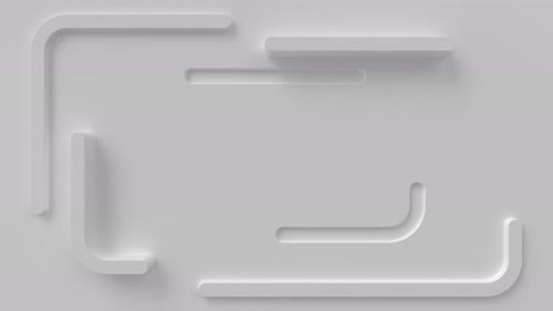 Clean Geometric Reveal Animation