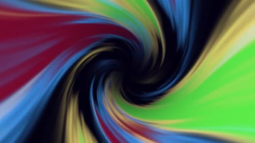 Vibrant Swirling Light Tunnel Abstract Loop Background