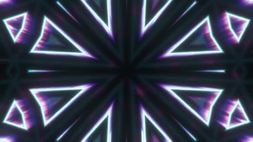 Vibrant VJ Loop Neon Abstract Background