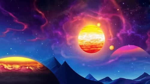 Plano de fundo espacial Mystic Starfield