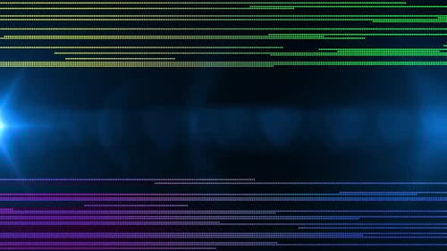 HD 3D animation. Futuristic abstract technology cyberspace background