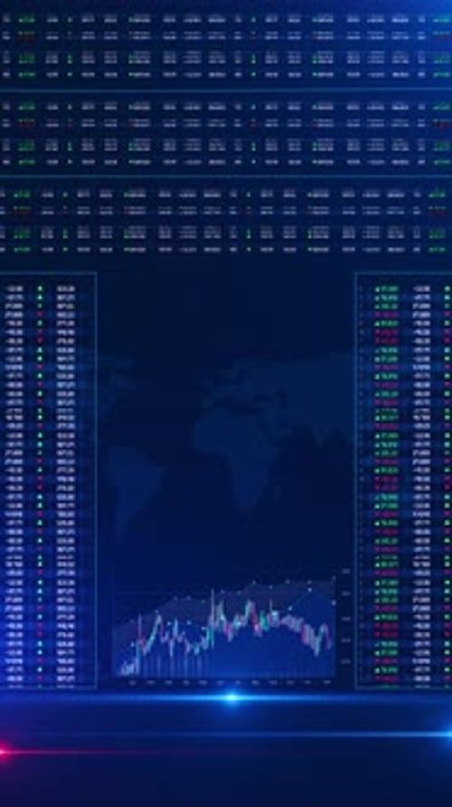 Financial Data Interface Market Analysis Digital Trading Screen Advanced Real Time Data Trading