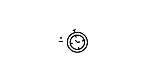Time Flies Icon Animation