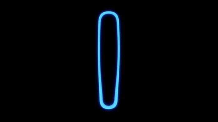 Glowing Neon Light Alphabet Letter R Animation, Overlays Motion ...