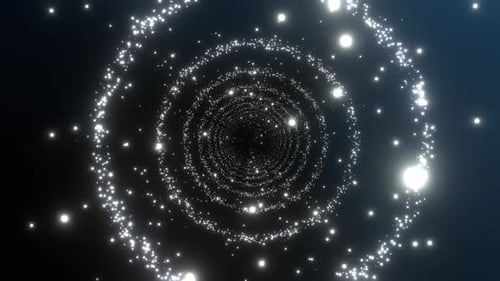 White Magical Shining Magical Corridor Background Vj Loop I 4K