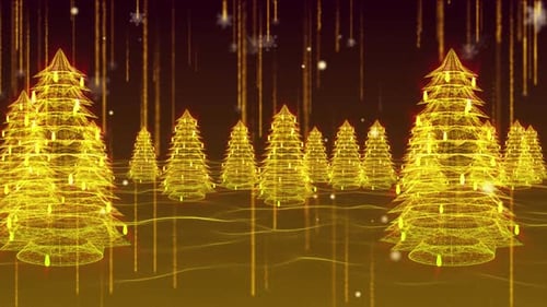 Christmas Particles Christmas Woods Shuttle Background