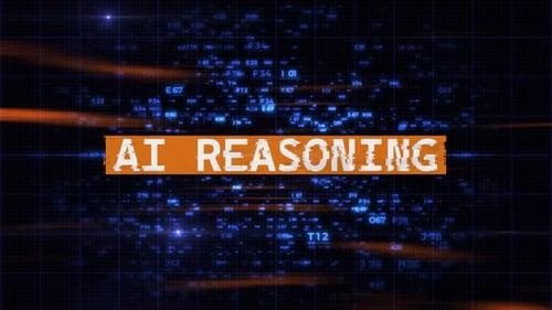 Ai Reasoning Words In Ai Hi Tech Backgrounds V 07