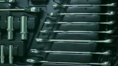 Organized Tools In Toolbox