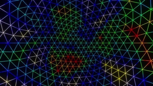 VJ Dance Colorful Looping Gradient Background For for Music Festival, Bar and Night Club 3d render