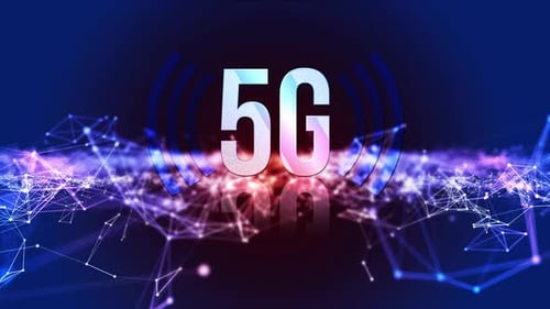 Hintergrund des 5G-Netzwerks