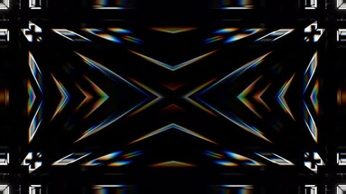 White Abstract Geometric Glowing Flashing Digital Pattern Background Vj Loop In 4K