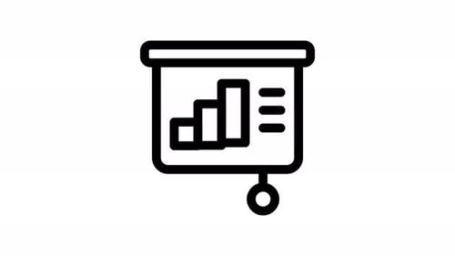 marketing line icon animation