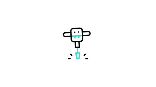 Hydraulic Breaker Animated Icon