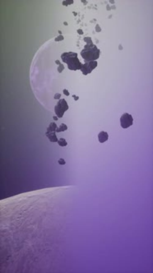 a Large Cluster of Asteroids Near an Unknown Planet Vertical
