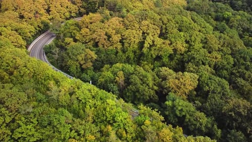 a Highway in the Mountains
