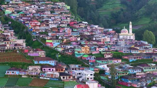 Buntes Dorfhaus, Nepal Van Java