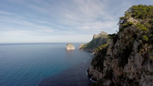 Mediterranean Coastal Seascape Sea Nature Vacation Holiday Destination
