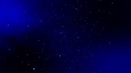 Particles Blue Background Loop