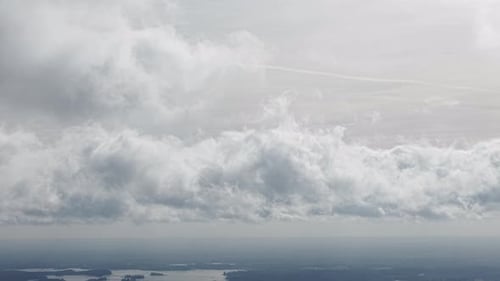 Wolken aus der Luft