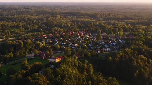 Beautiful Baltic Town Of Sigulda, Latvia