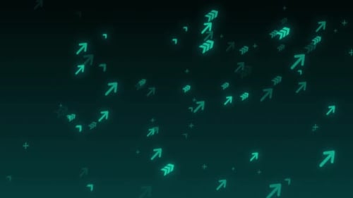 Futuristic Blue Bokeh Particles Glitter Awards Dust Gradient Background